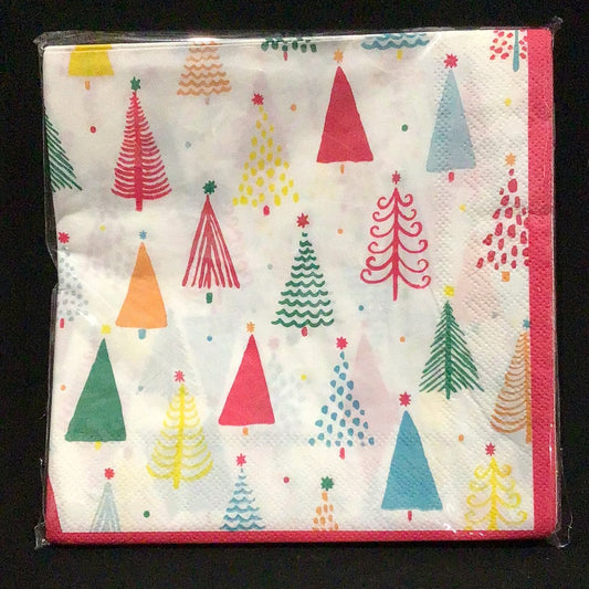 Christmas Napkins - Christmas Trees - 25 pk