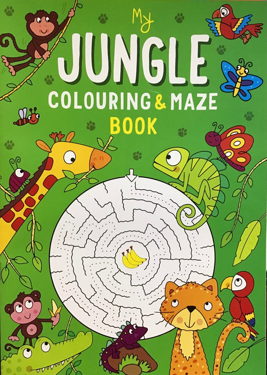 My Jungle Colouring & Maze Book Activity Book