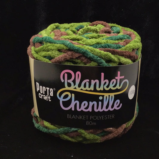 Blanket Chenille - Blanket Polyester Wool 80m - 100g - Multi Enchanted Forest