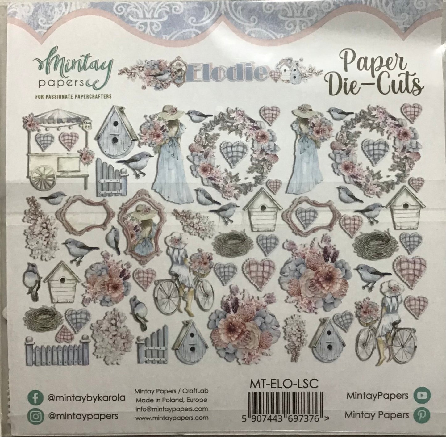 Mintay Paper Die-Cuts - Elodie - 60 pack