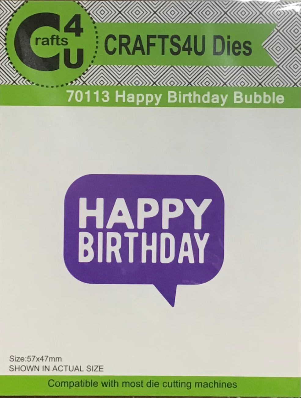 Dies - Happy Birthday Bubble - 1 pk