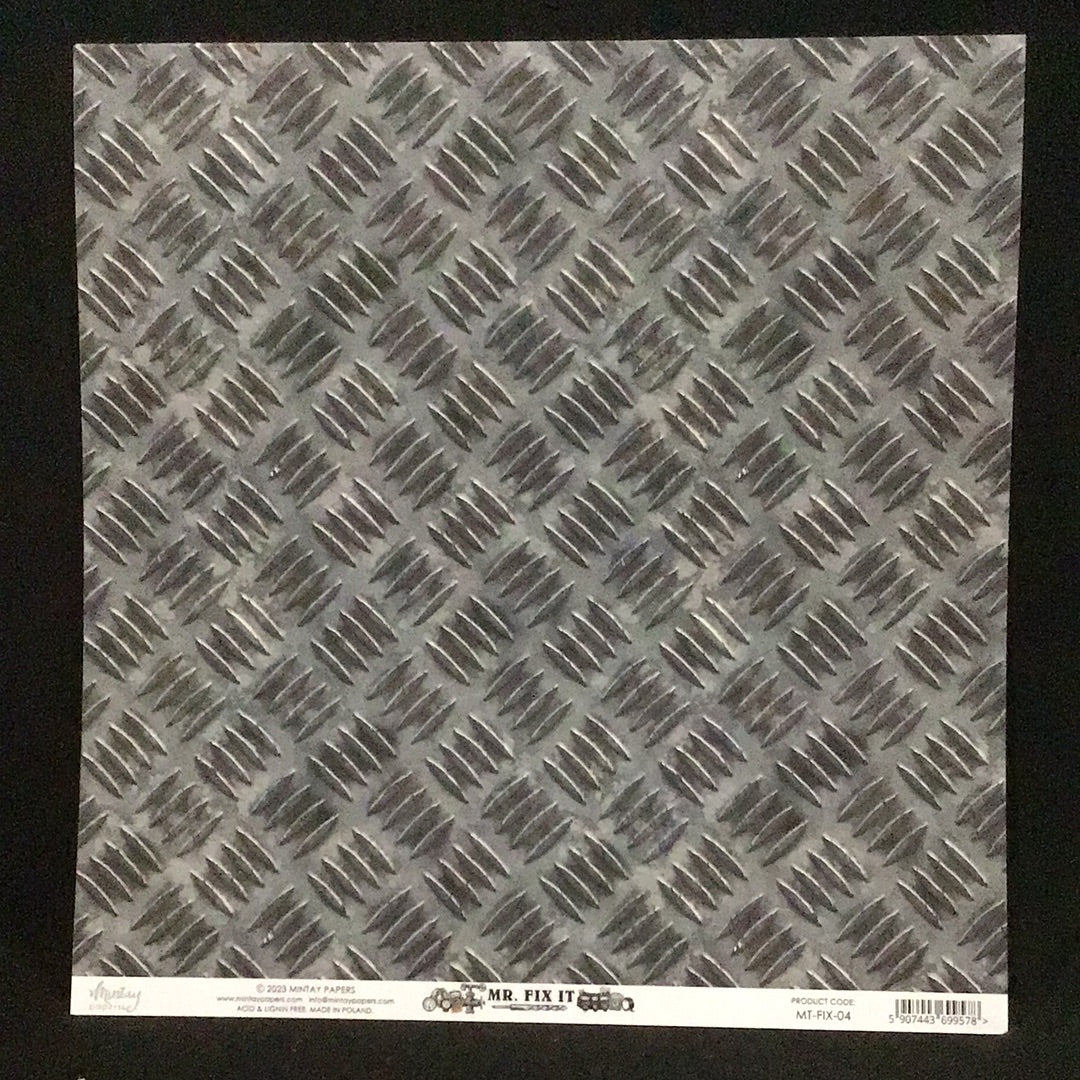 Mr. Fix It -04 - 1x Double sided sheet - 30.5x30.5cm