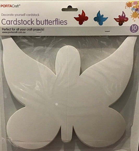 Cardstock Butterflies - 10pk