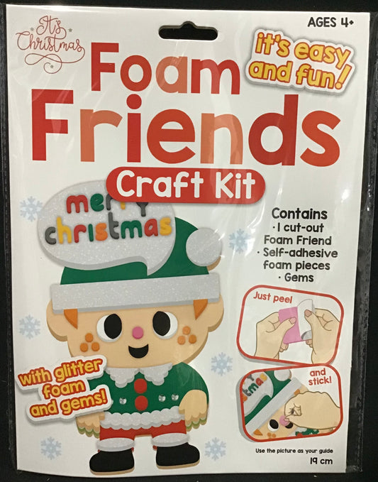 It’s Christmas Foam Friends Craft Kit - Elf - Makes 1