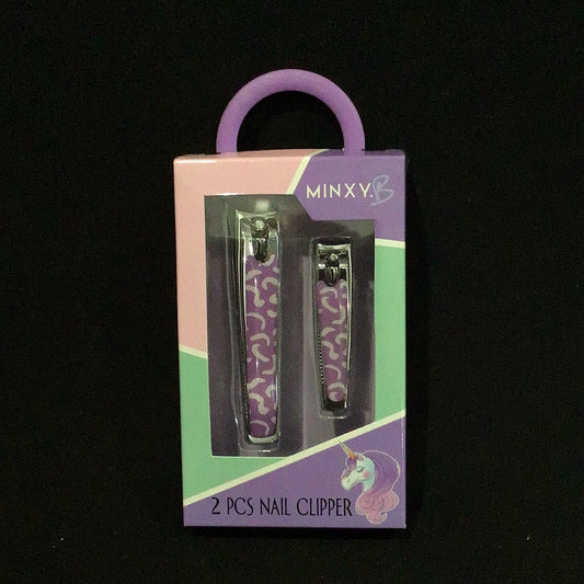 Unicorn Print Nail Clipper Set - 2 pcs