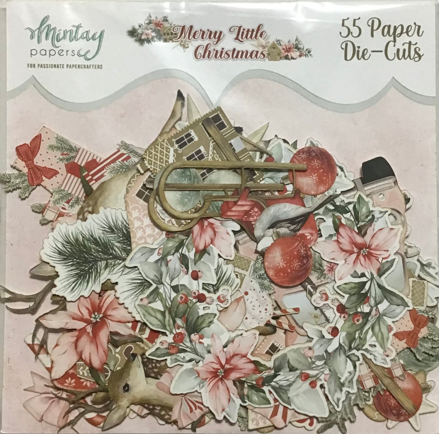 Mintay Paper Die-Cuts - Merry Little Christmas -  55 pack
