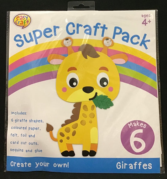 Super Craft Pack - Giraffes - Makes 6