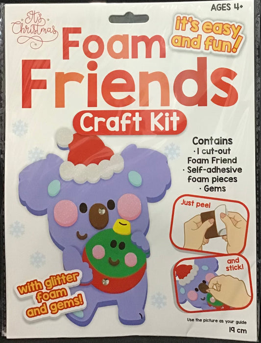 It’s Christmas Foam Friends Craft Kit - Koala with Bauble - Makes 1