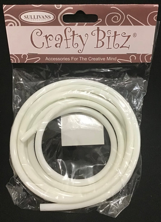 Plastic Tubing - White - 6mm - 2m