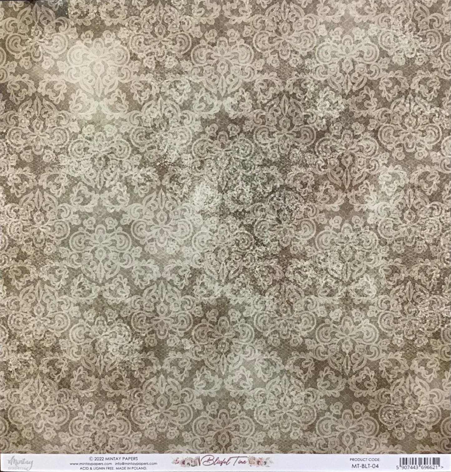 Mintay - Blissful Time #2 - 1x Double sided sheet - 30.5x30.5cm