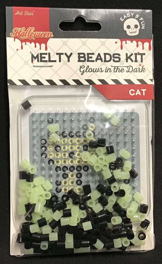 Glow In The Dark Melty Beads Kit - Cat