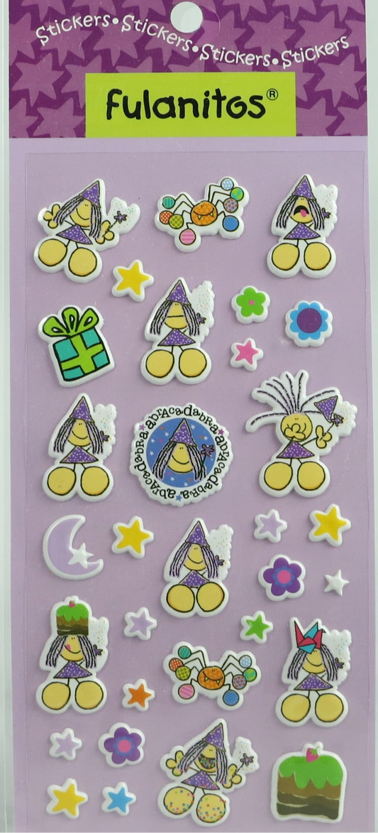 Puffy Stickers - Fulanitos Theme - Abracadabra - 31 pc - Pack #5