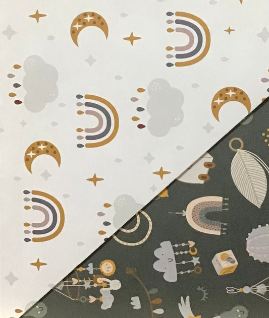 Koala Collection Wrap D/S - 2x Baby Rainbows/Baby Joy - 69x49cm