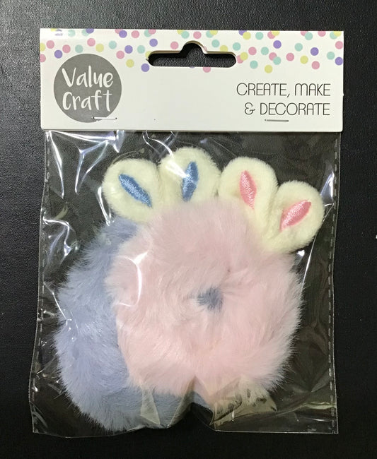 Easter Scrunchies with Ears - 2 Pk