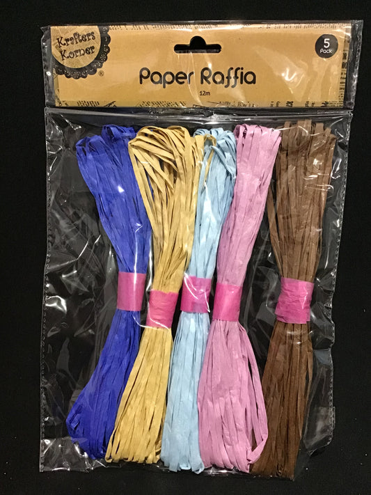Paper Raffia Hanks - Pack #2 - Pack of 5