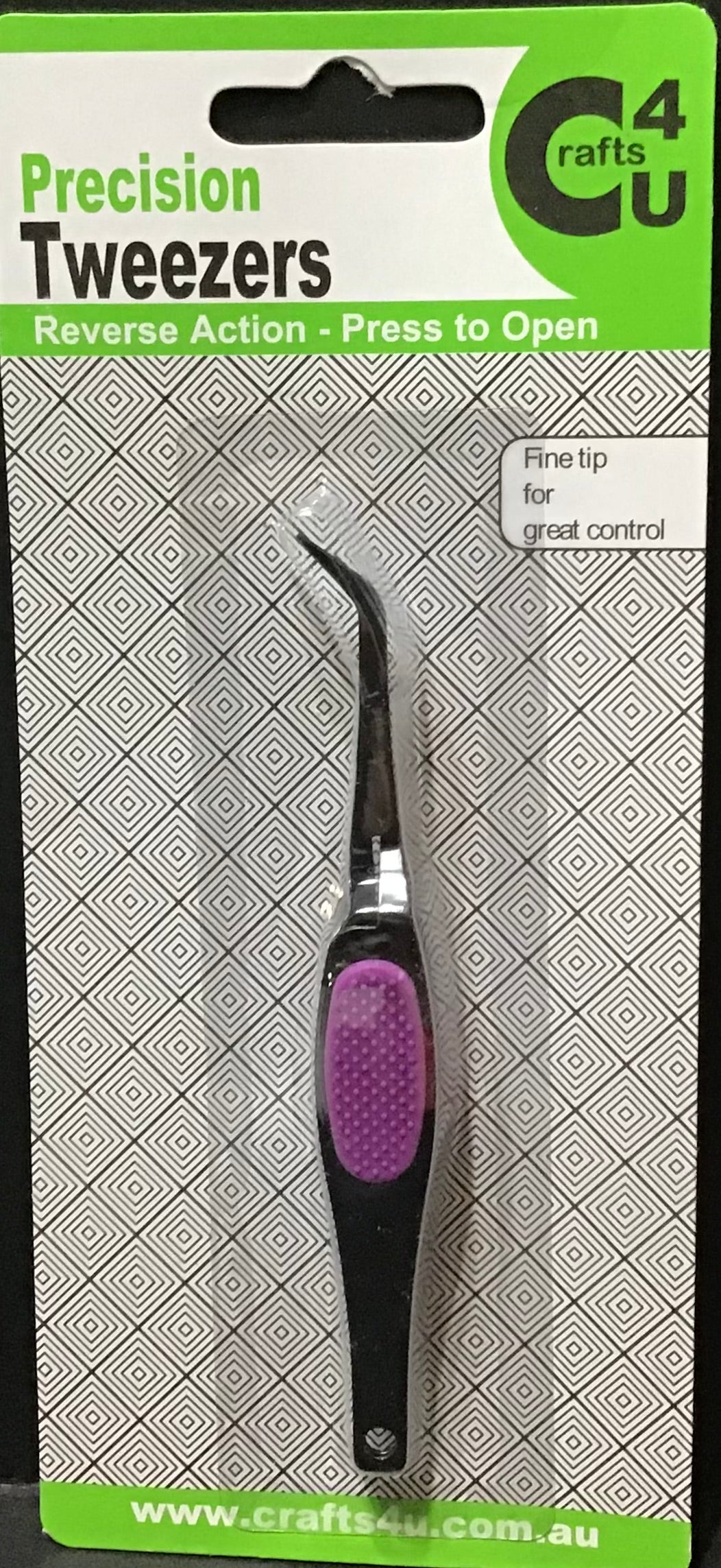 Precision Tweezers - Reverse Action - Press to Open