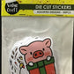 Die Cut Stickers - Christmas Theme - Assorted Designs - 50 pc