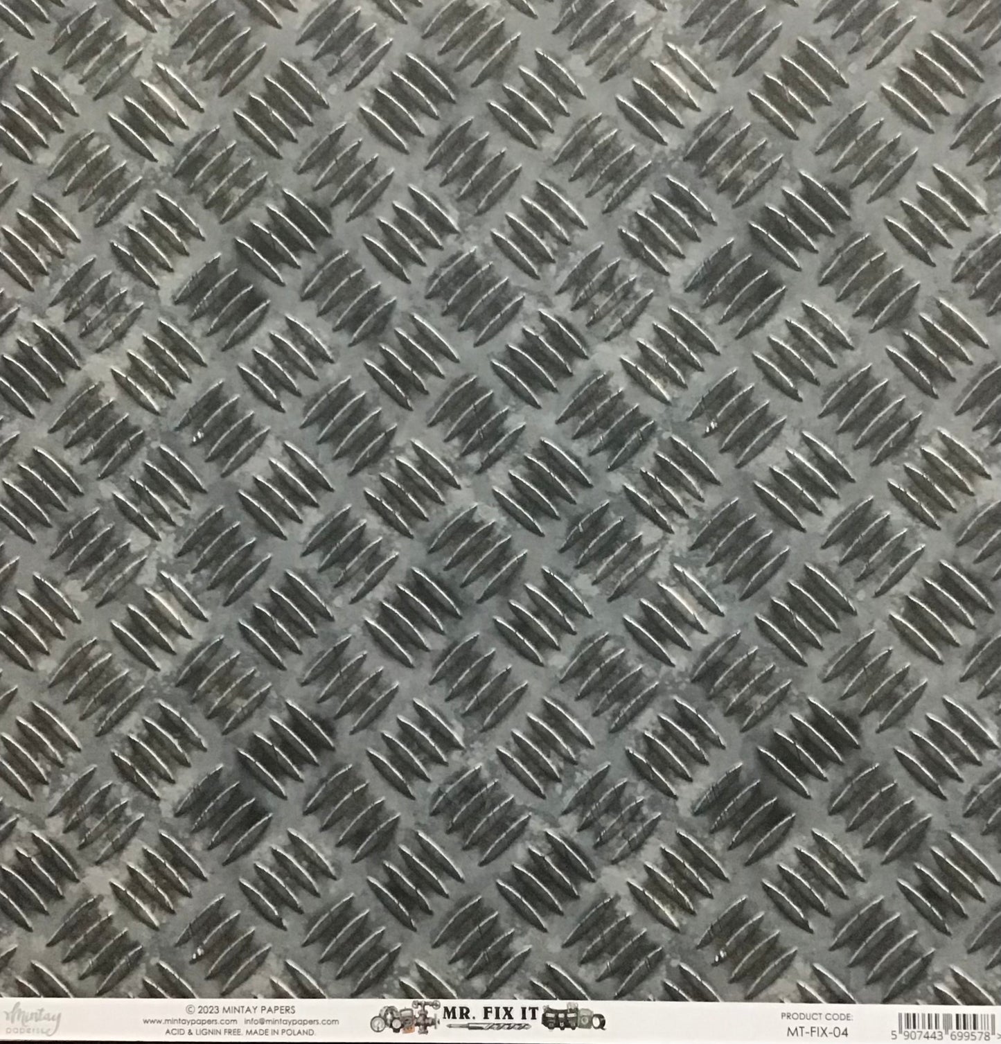 Mintay - Mr. Fix It-04 - 1x Double sided sheet - 30.5x30.5cm