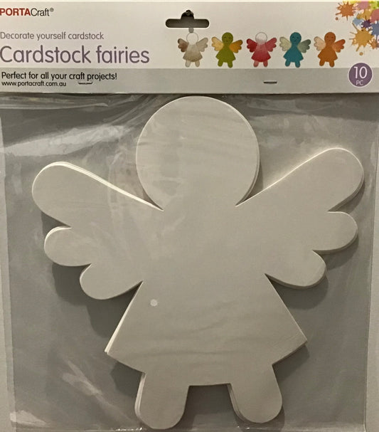 Cardstock Fairies - 10pk