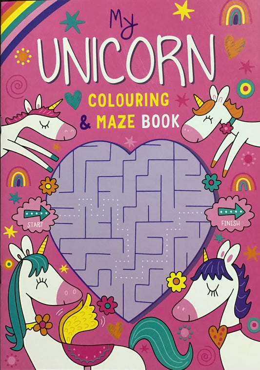 My Unicorn Colouring & Maze Book Activity Book