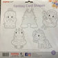 Fantasy Card Shapes - 10 pack