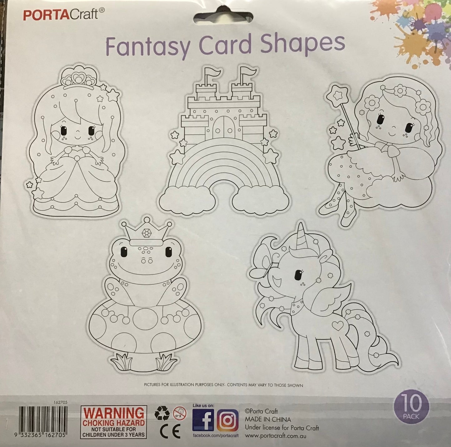 Fantasy Card Shapes - 10 pack
