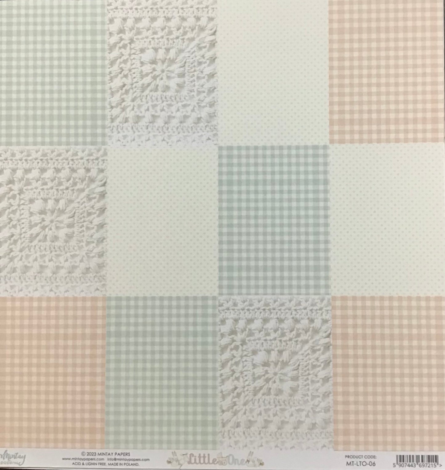 Mintay - Little One - 1x Double sided sheet - 30.5x30.5cm
