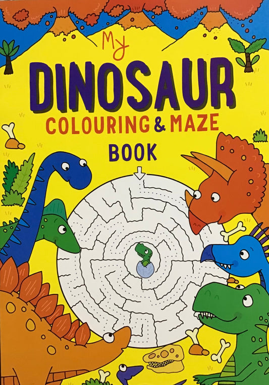 My Dinosaur Colouring & Maze Book Activity Book