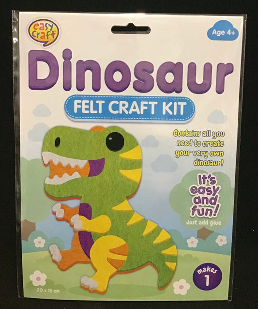 Felt Craft Kit - Dinosaur - Makes 1