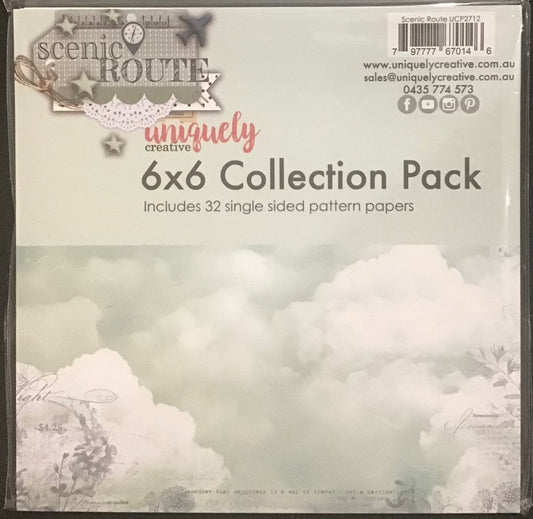 Scenic Route - 6x6 Collection Paper Pack - 32 Pattern Papers
