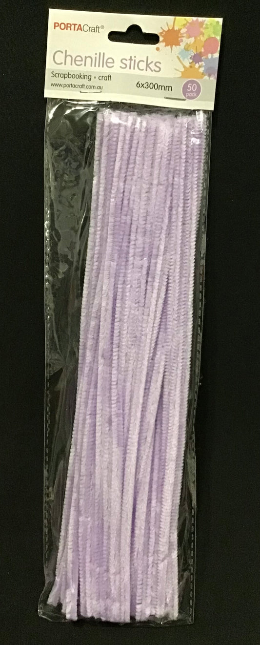 Pipe Cleaners - Mauve - Pack of 50