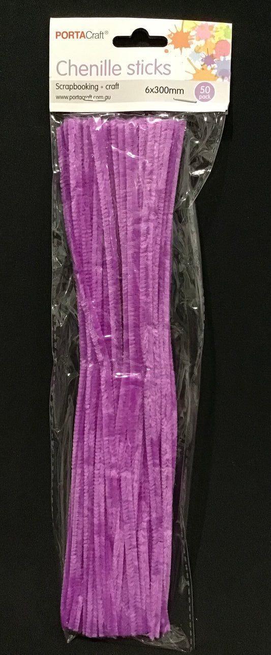 Pipe Cleaners - Light Purple - Pack of 50