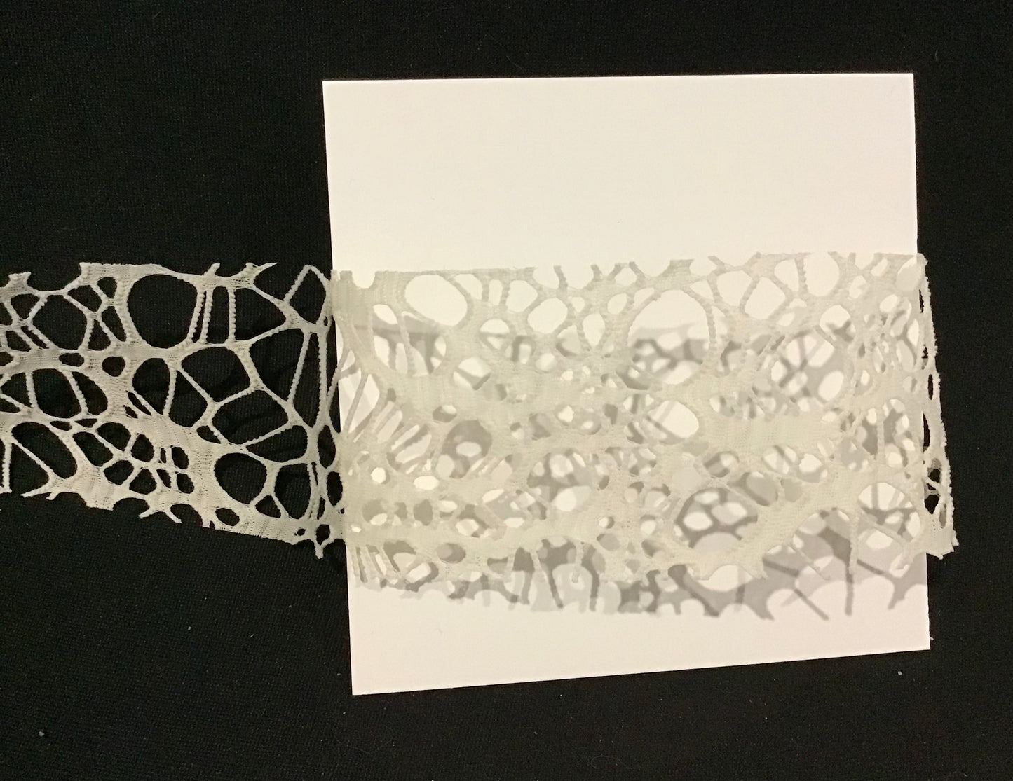 Ribbon Cobweb Spider Mesh - Ivory - 2m x 5cm