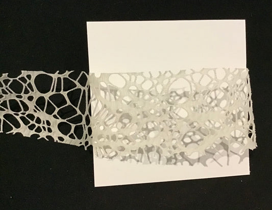 Ribbon Cobweb Spider Mesh - Ivory - 2m x 5cm
