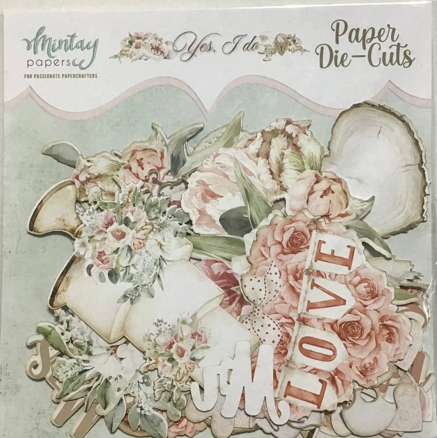 Mintay Paper Die-Cuts - Yes I Do -  60 pack