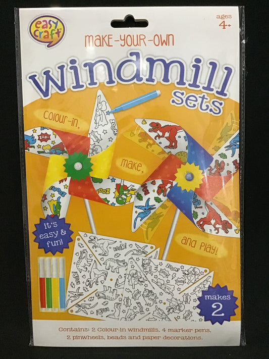 Make Your Own Windmills - Dinosaurs/Superheroes