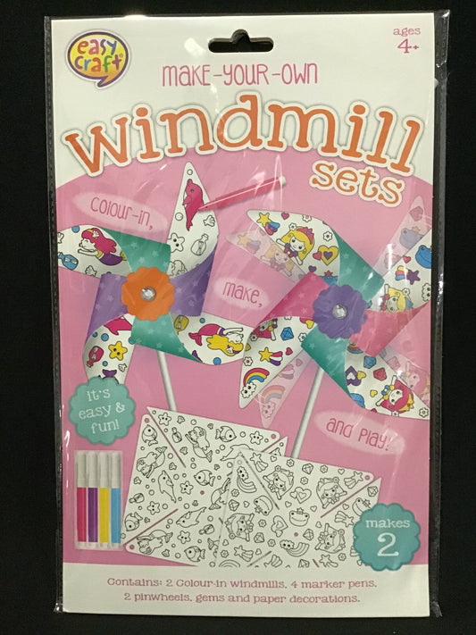 Make Your Own Windmills - Mermaids/Fairies