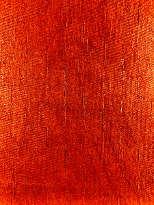 Handmade Paper - 1 x Weave Design - Orange