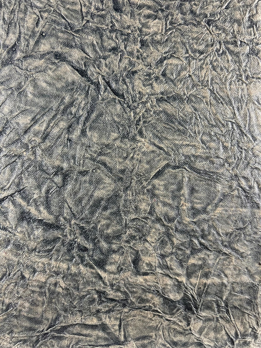 Handmade Paper A4 - 1 x Scrunch Design - Grey