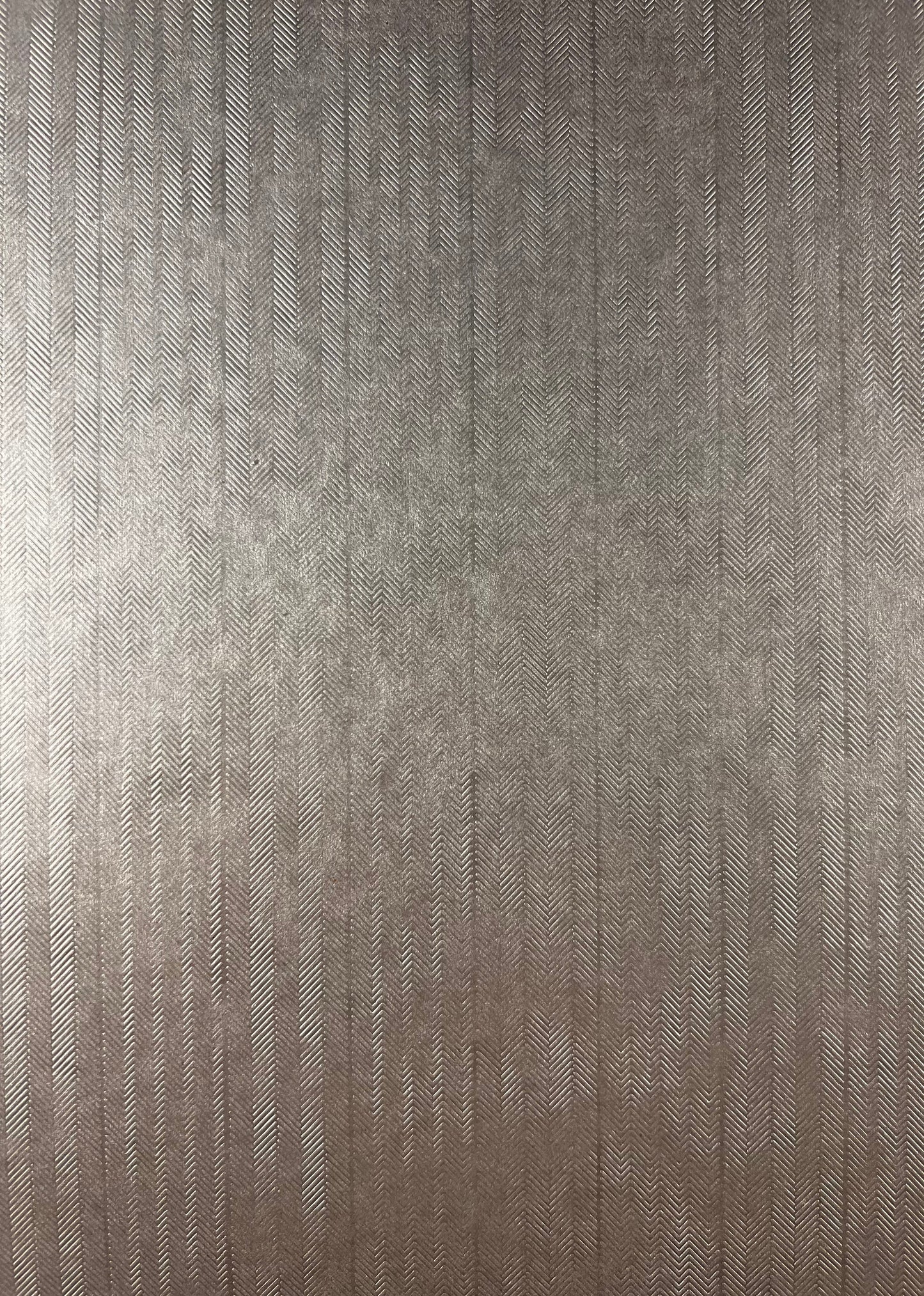 Specialty Paper 3x Handmade A4 Herringbone Design - Silver