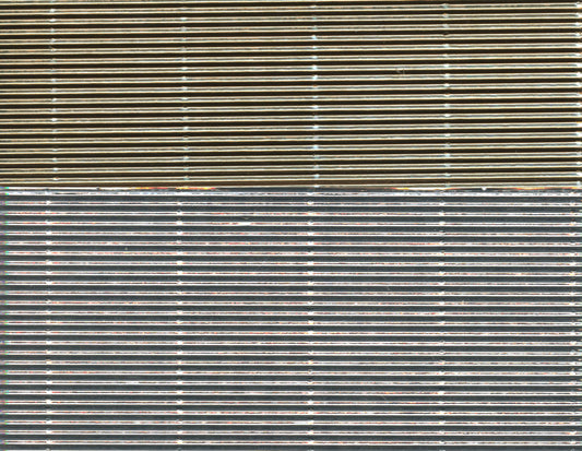 Metallic Corrugated A4 Card - Self Adhesive - Gold/Silver - 2 pack