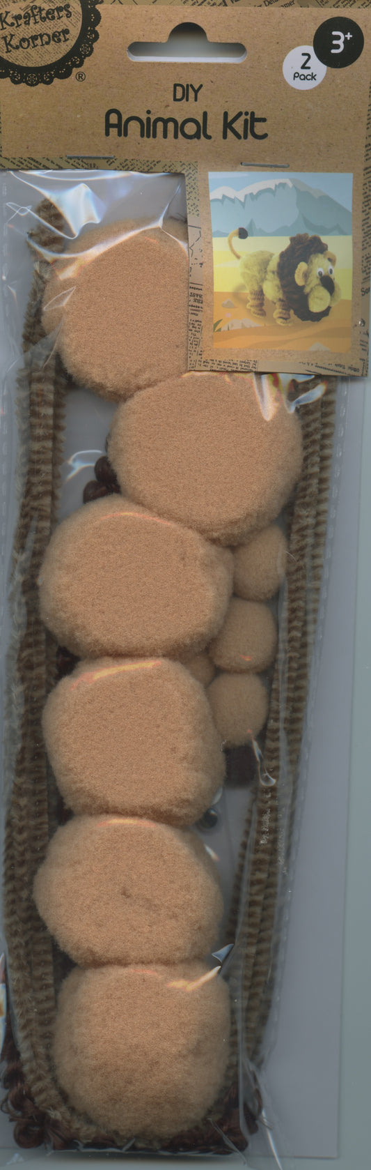 DIY Animal Kit Chenille - Lion