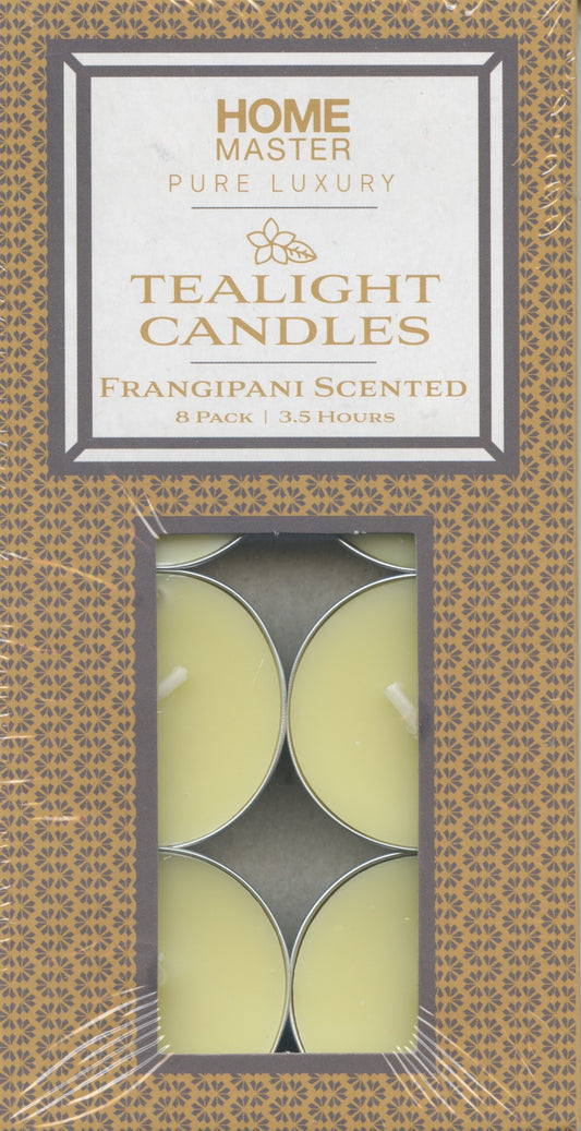Tealight Candles - 8pk - Frangipani scented