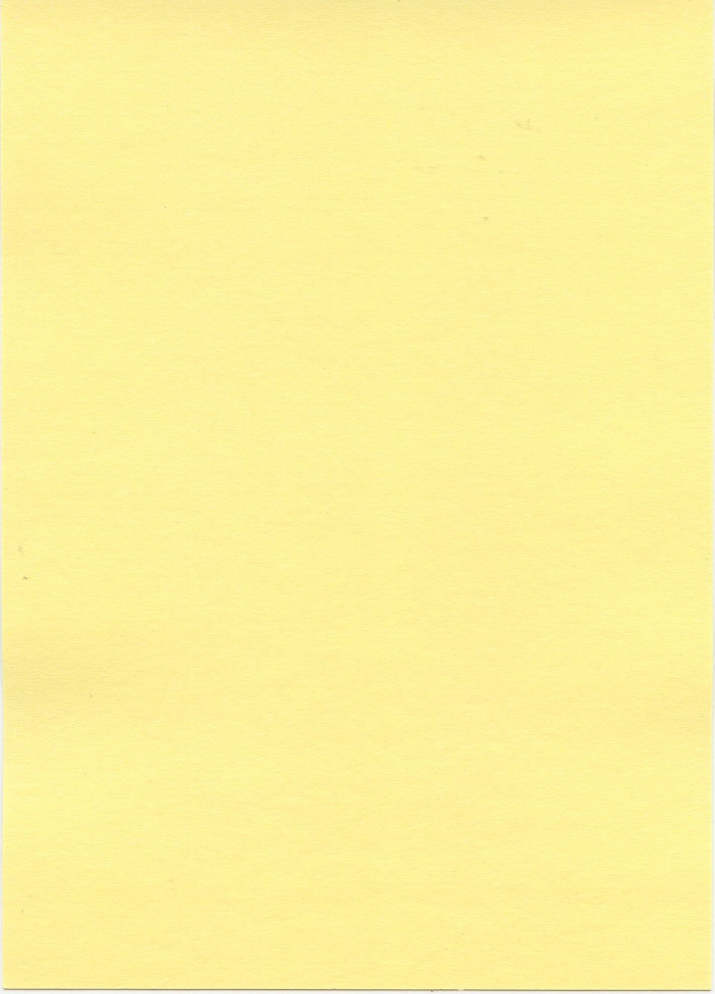 A5 Cardstock - Lemon - 200gsm - 40 sheets