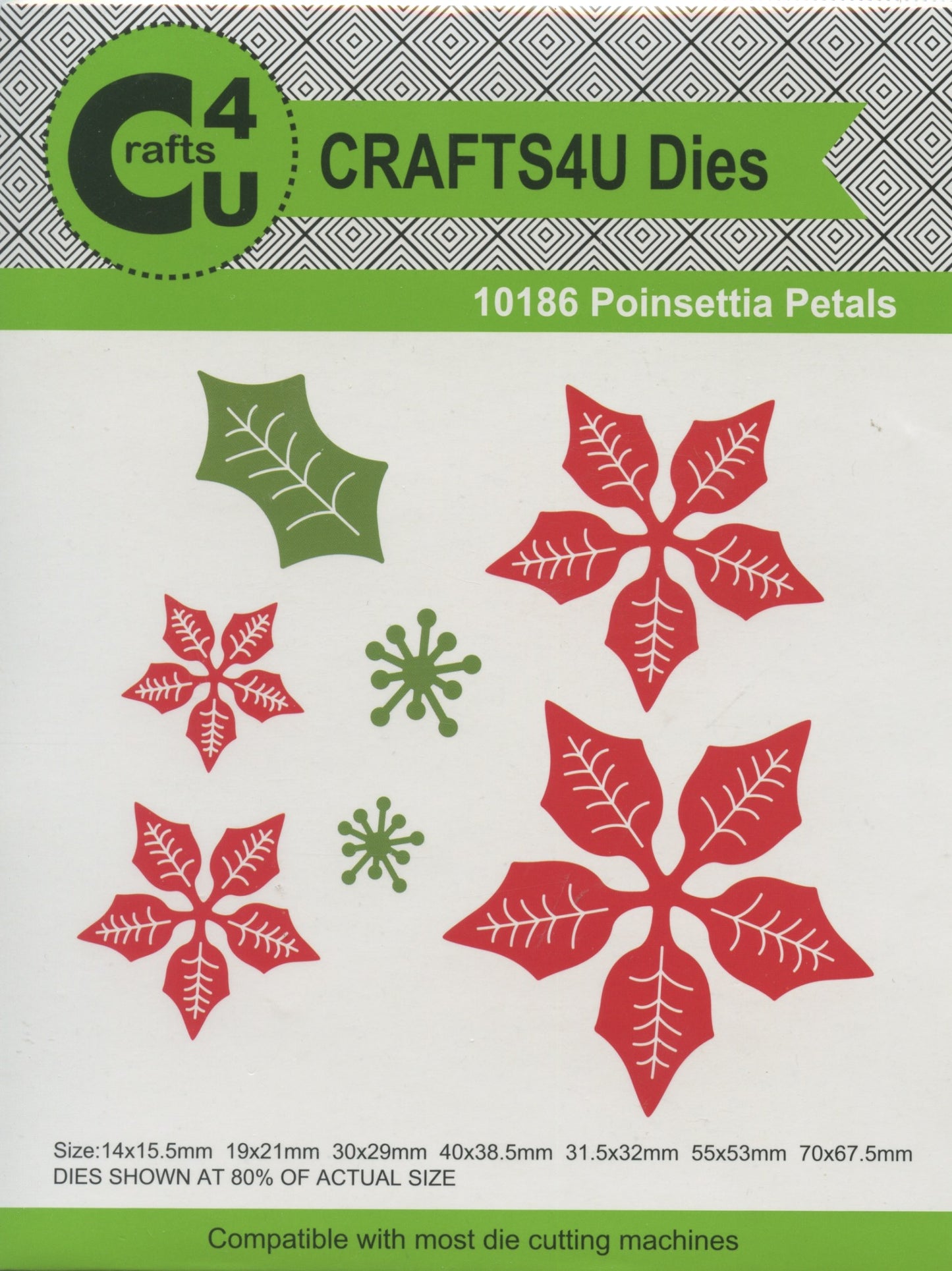 Dies - Poinsettia Petals - 7 pk