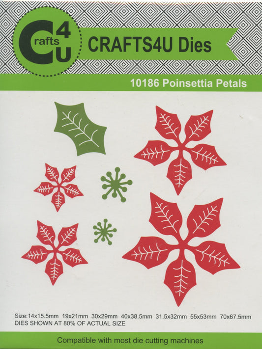 Dies - Poinsettia Petals - 7 pk