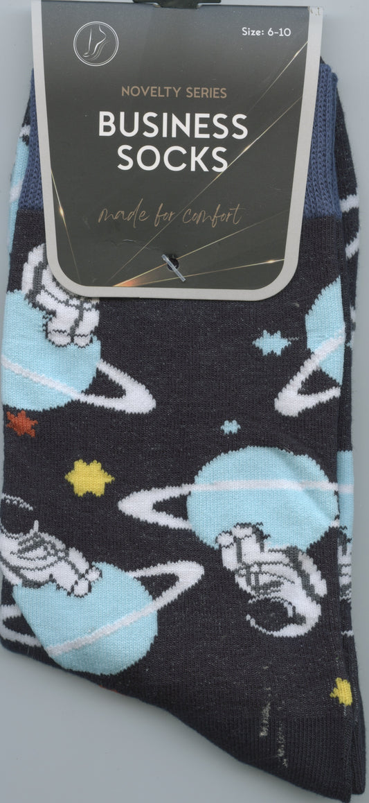 Novelty Business Socks - Astro - Sizes 6-10