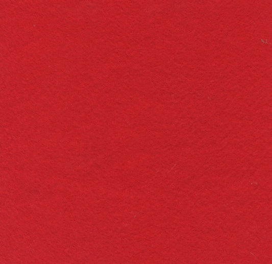 Soft Felt - Square 3 pieces - Red - 15cm x 15cm