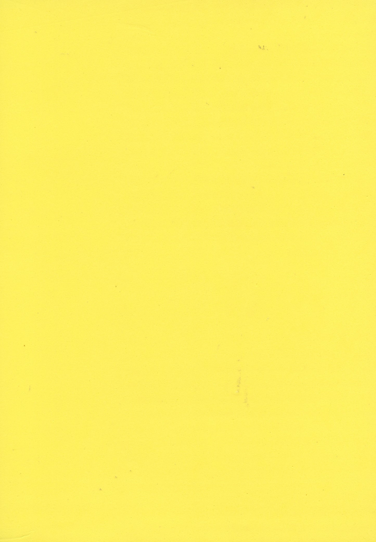Craft Foam Yellow - Size Approx 29cm x 21cm - Thickness 3mm