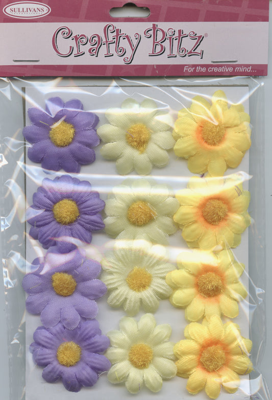 Daisy Flowers #1 - 12pcs - 40mm